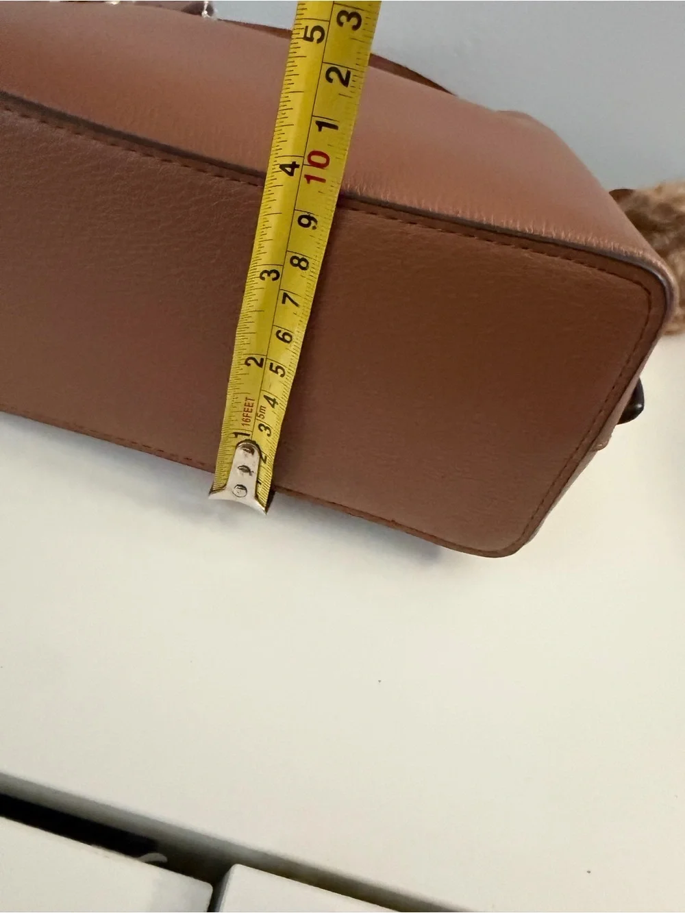 BCBGeneration Triple Entry Turnlock Bucket Bag brown